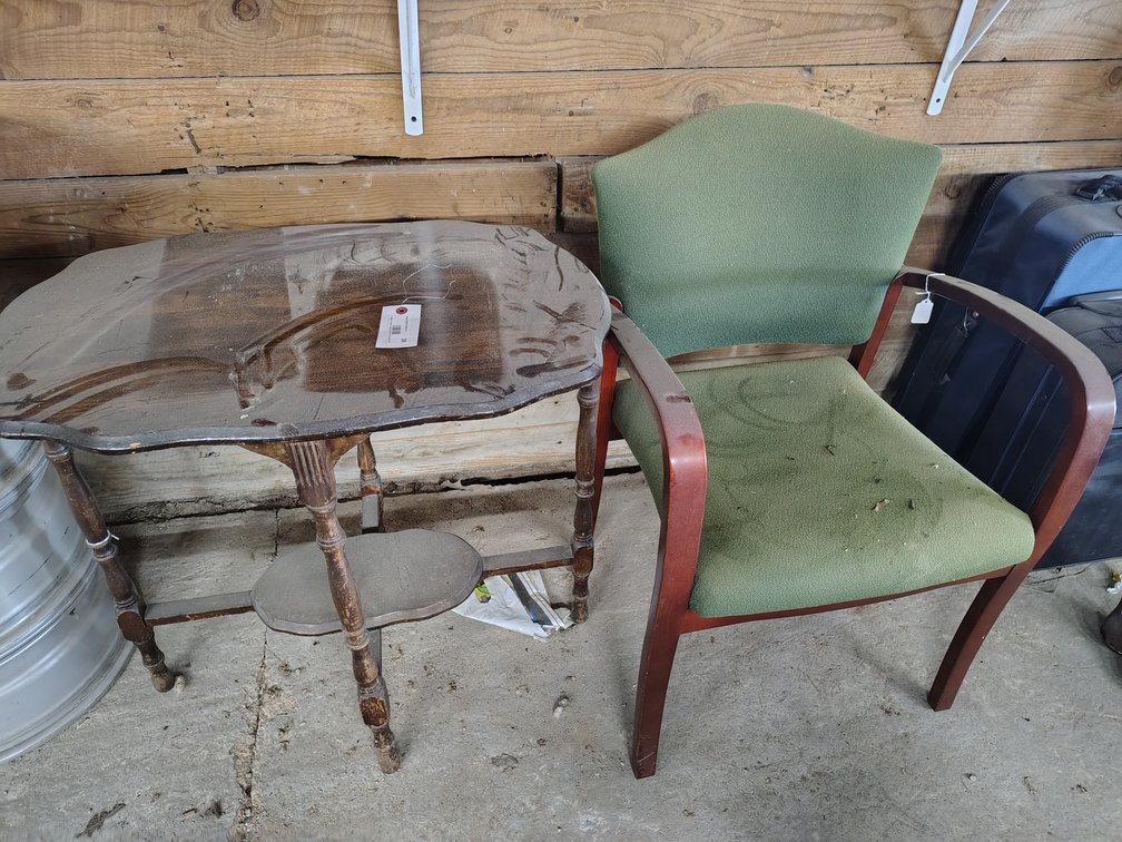 Table and chair