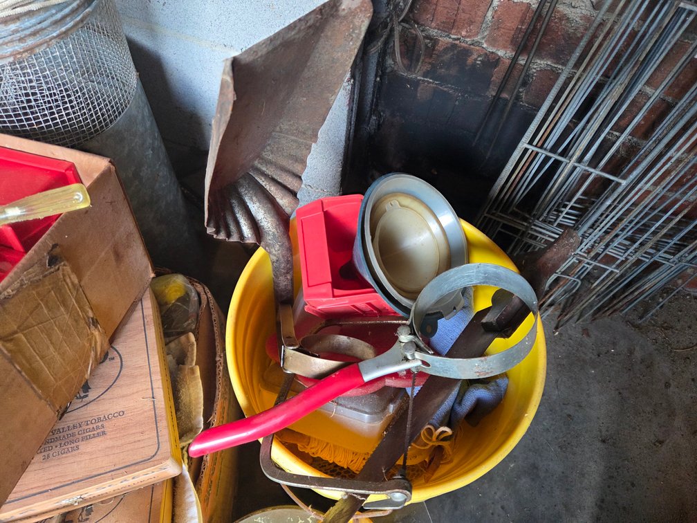Asssorted Items: Thumb Screws, Elastic Nuts, Funnels, Oil Filters