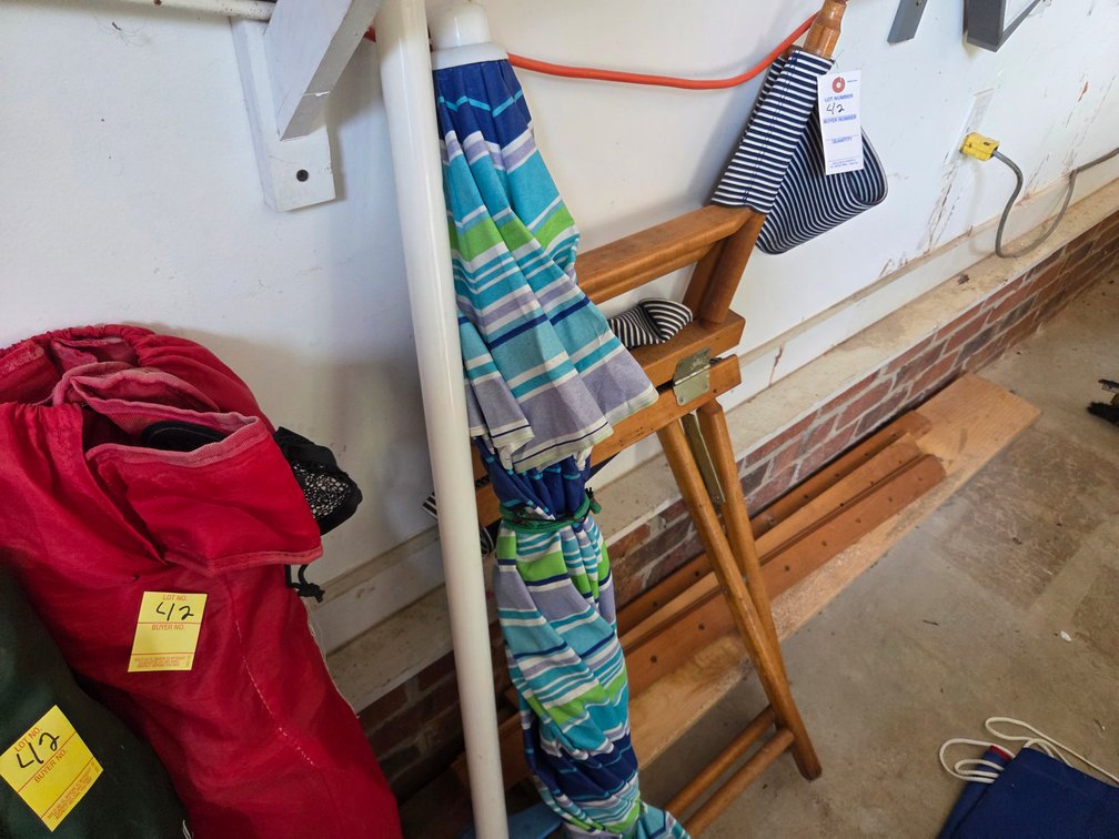 Folding Chairs, Umbrella