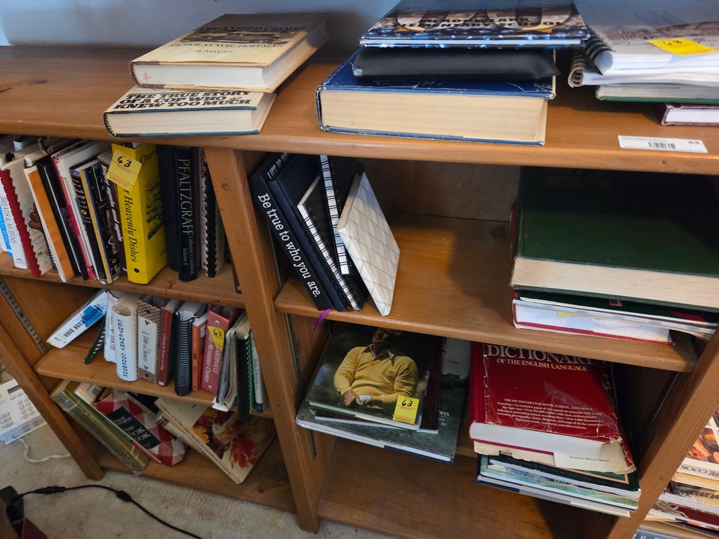 Bookshelf and Contents