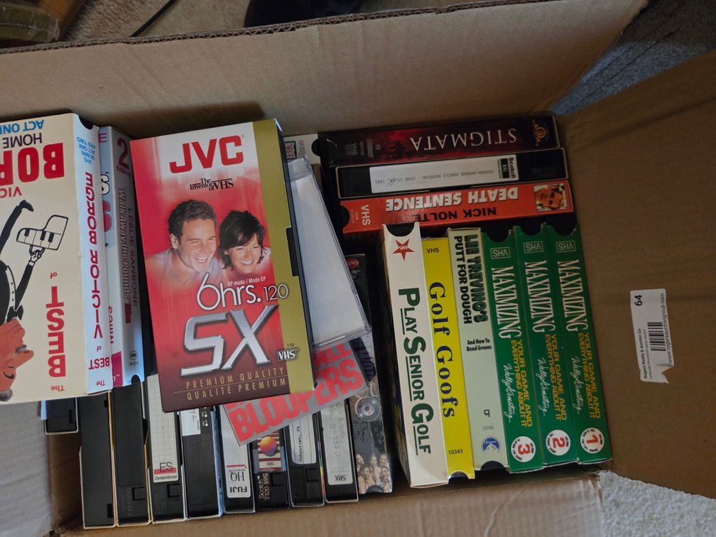 VHS Tapes - movies