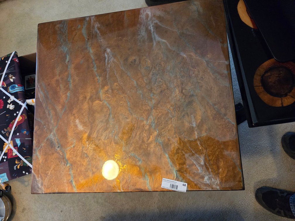 Swivel Top Side Table