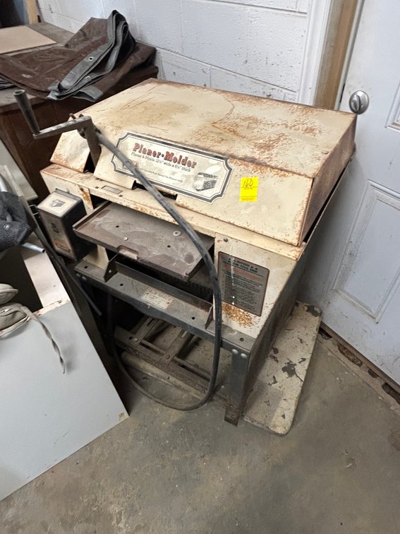 Planer-Molder, Planes and Molds 12 3/8" Wide x 6 1/4" Thick