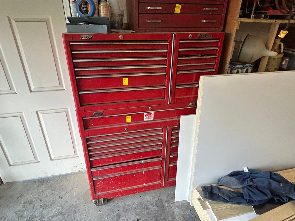 MAC Tools Toolbox Set, 1 Top Box and 1 Bottom Box