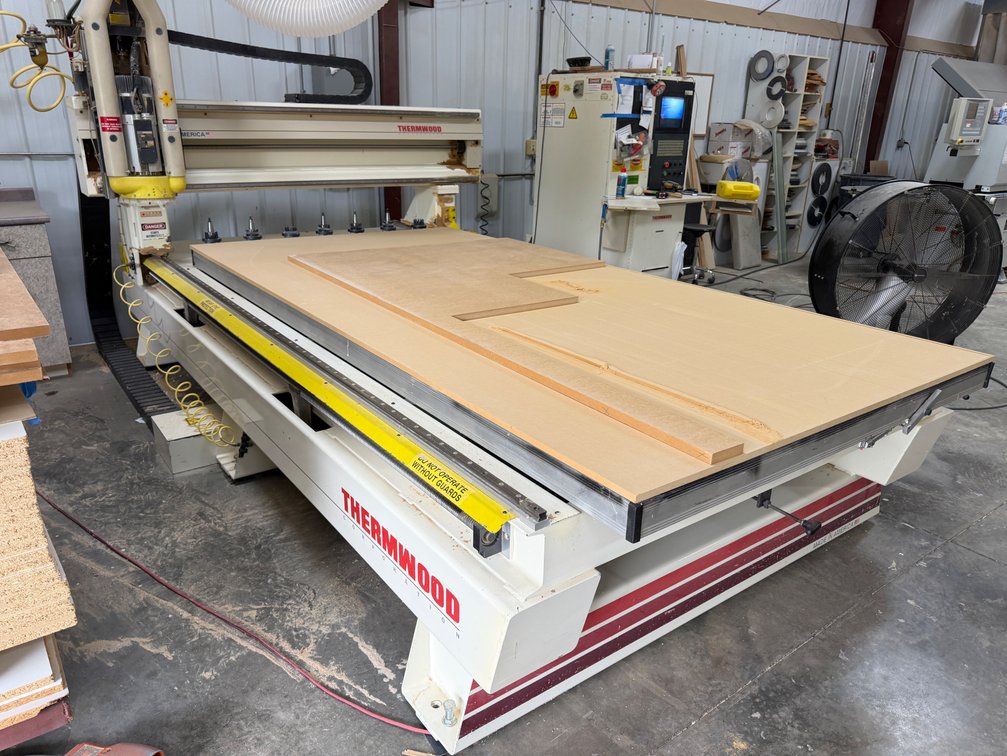 Thermwood CNC Router Table, Model CS45, Year 2006, 460 Volt, Well maintained and runs and operates as it should, Bed Size 5' Wide x 10' Long, Includes Thermwood 91000 Supercontrol System