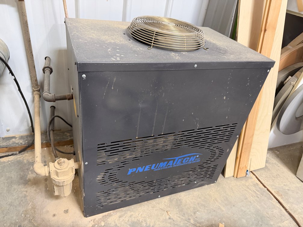 Pneumatic Non-Cycling Refrigerated Dryer, Model ADA-40, Capacity 40 SCFM, 115 Volt