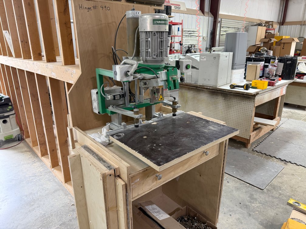 Grass Pro1 Hinge Press w/Table