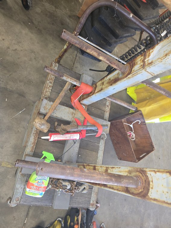 metal wire cart