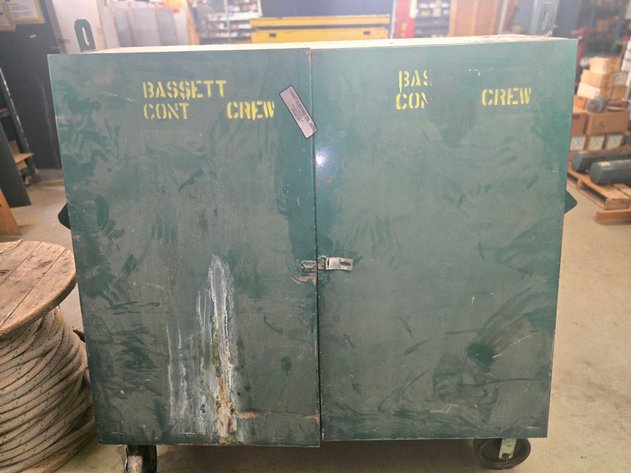 Roller Jobsite tool storage box