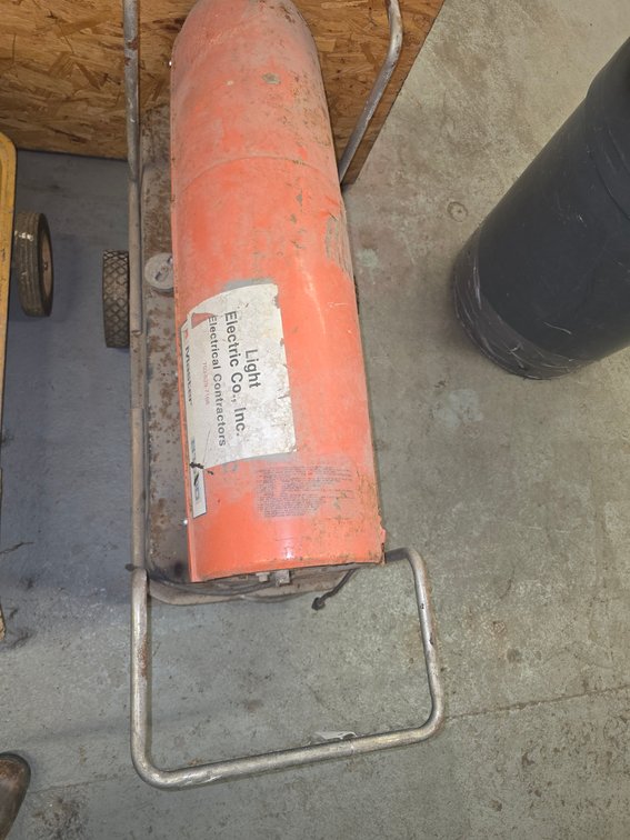 Koering B1500 jet heater / 150,000 BTU / 13.5 gallon
