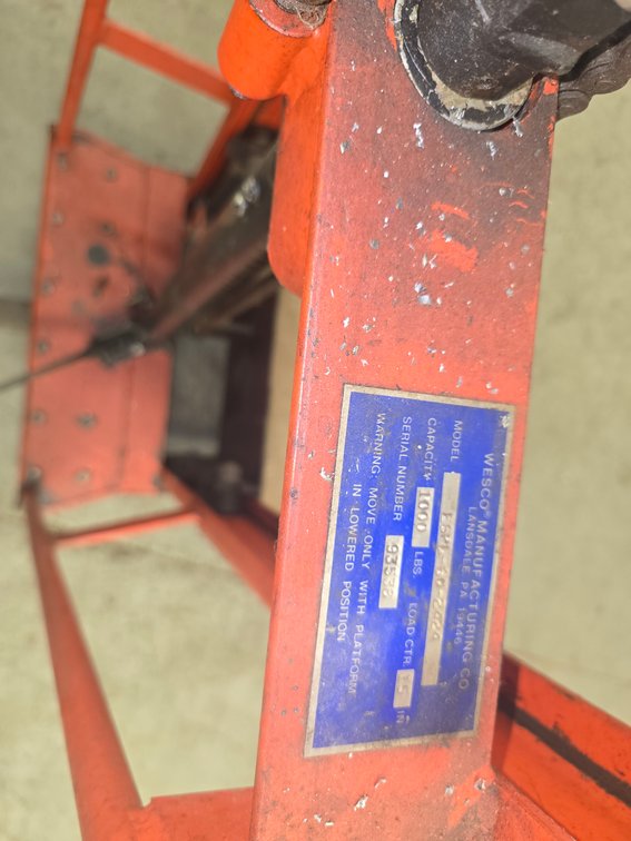Weco roller pump lift