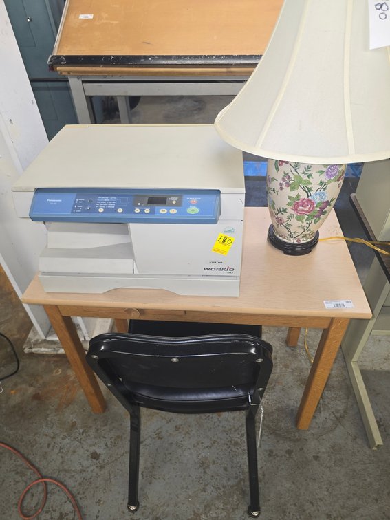 Panasonic DP-150 printer / desk / lamp