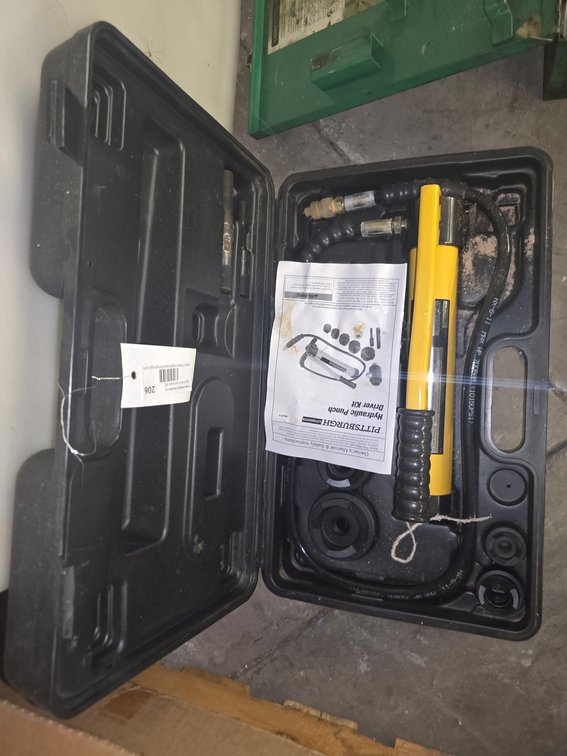 Pittsburgh hydraulic pump driver kit & punches