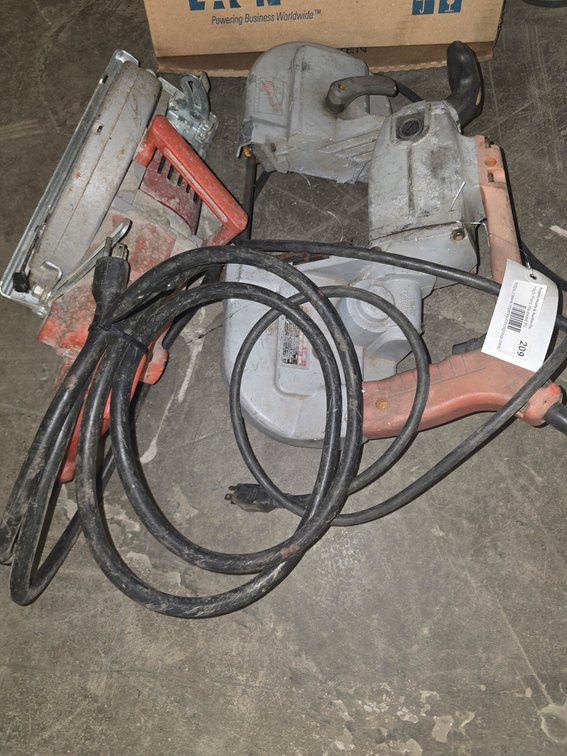 Milwaukee band & circular saw