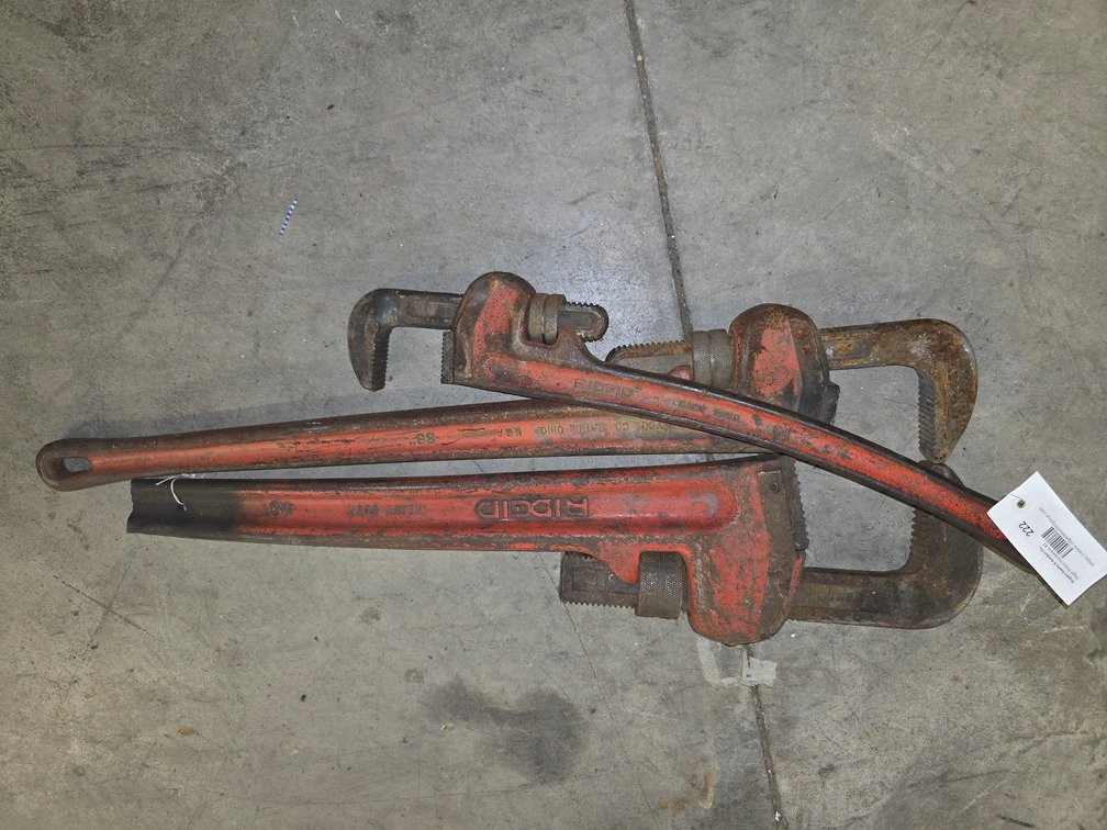 24 in Rigid pipe wrench / 36 in Rigid pipe wrench / 48 in Rigid pipe wrench