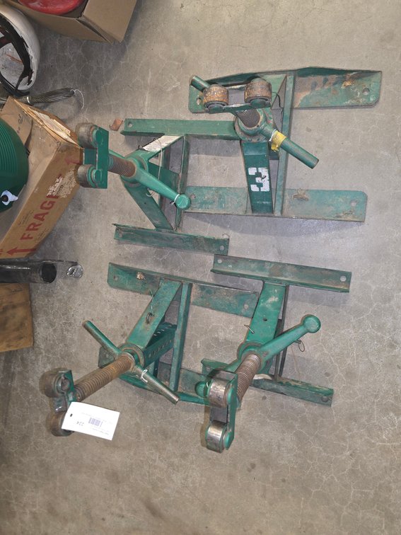 (4) Greenlee screw-type reel stand