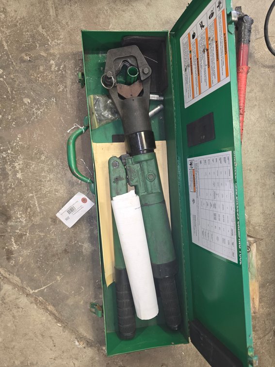 Greenlee dyeless crimper / electrical connector crimpers