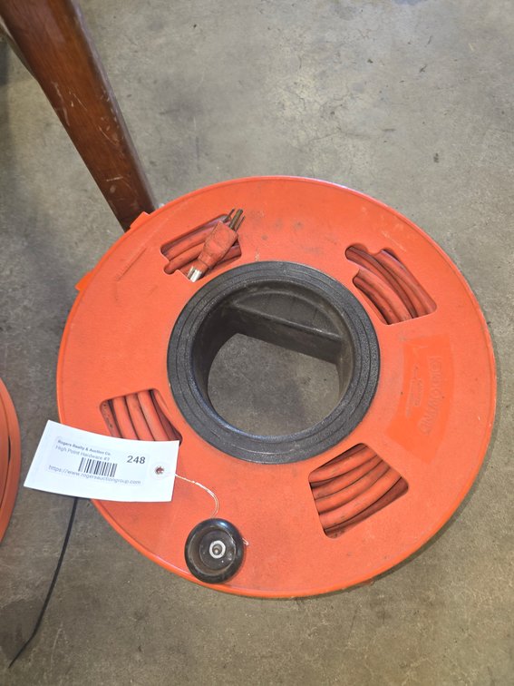 extension cord on reel