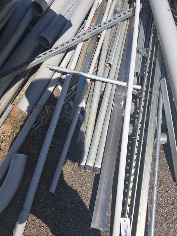 misc. bussbars / conduit / sch 40 pipe various sizes / ground contents
