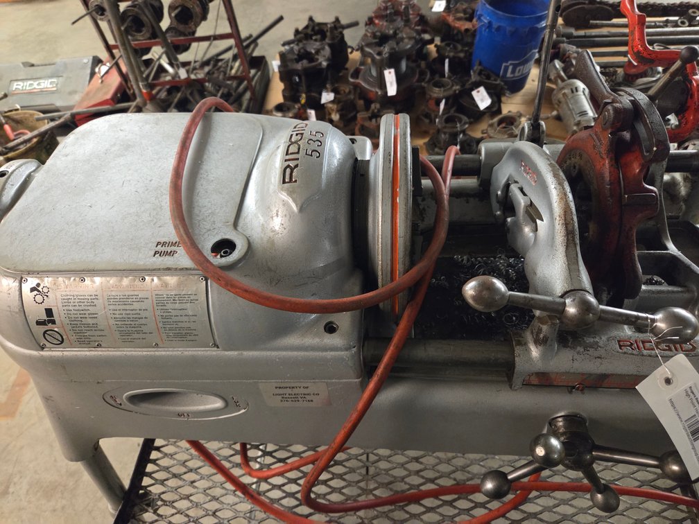 Rigid 535 pipe threader