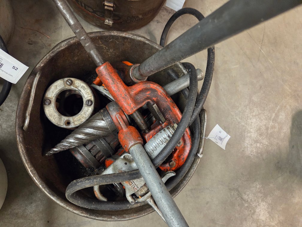 pipe threader / reamer / cutter & inserts