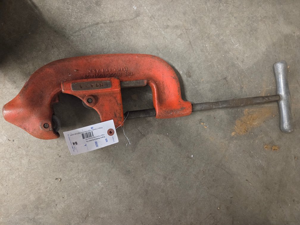 Rigid 2"-4" pipe cutter