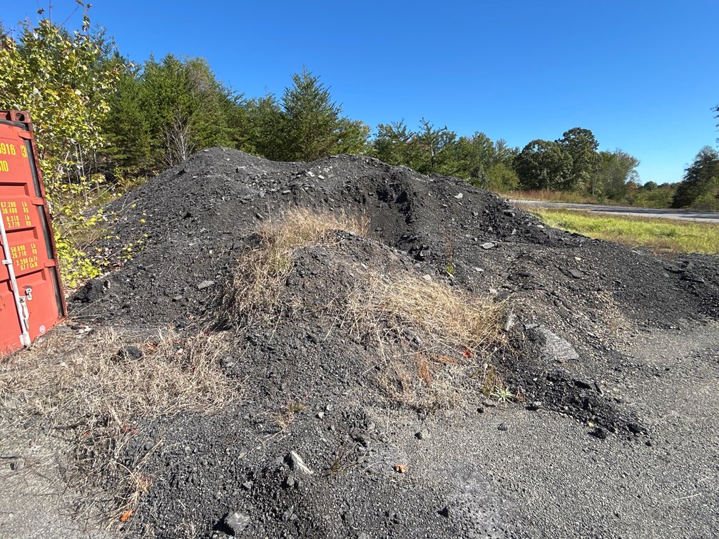 Pile Of Asphalt Millings