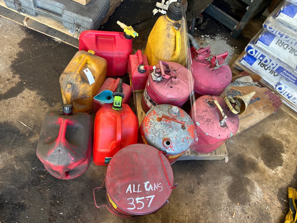 Miscellaneous Fuel Cans & Oily Waste Can