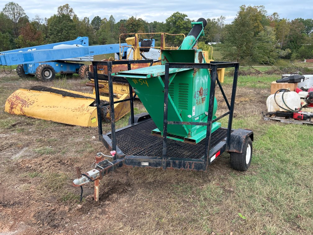 Trailer Mounted Finn Straw Blower