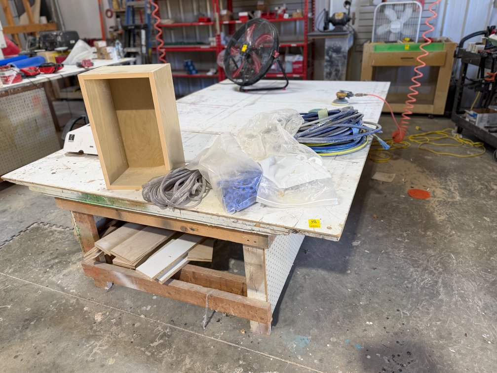 Work Table - 8’1” x 5’ - No contents