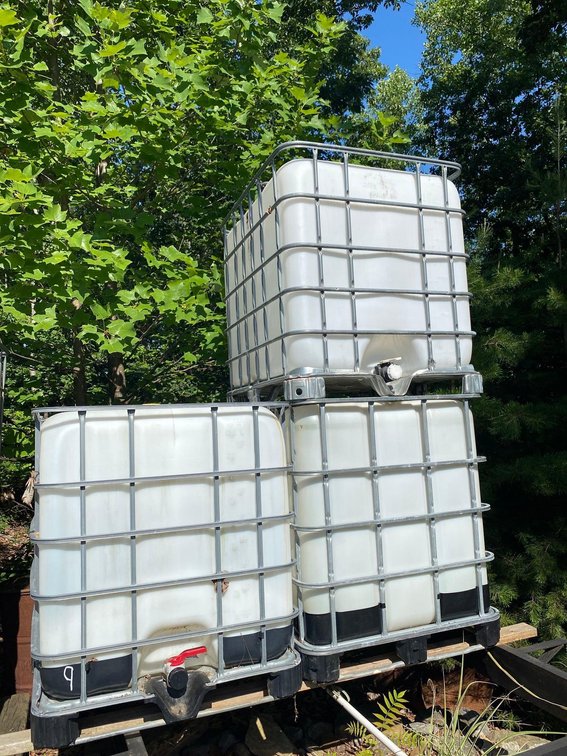 6 PLASTIC BINS-SOME MAY CONTAIN LIQUID