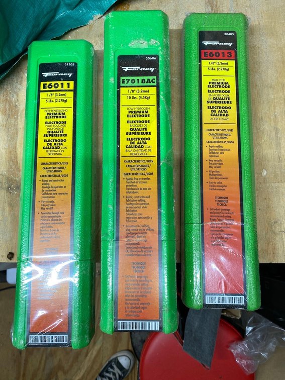FORNEY WELDING STICKS-1/8", 5/32", 3/16"