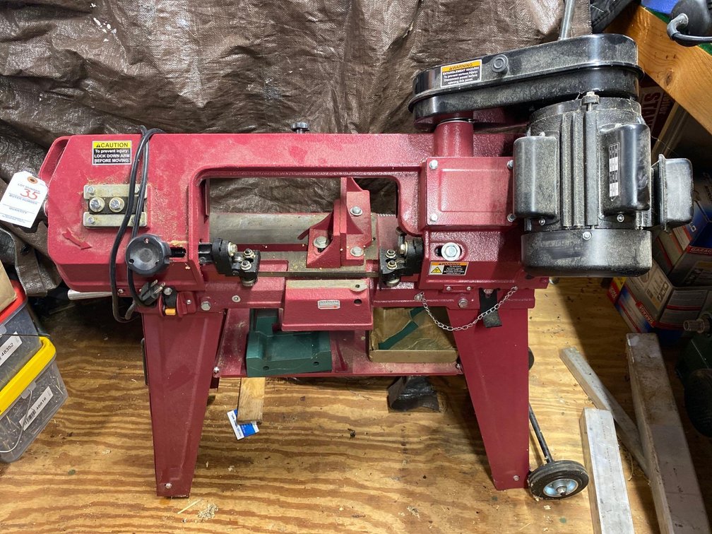 HORIZONTAL/VERTICAL METAL BAND CUTTING SAW