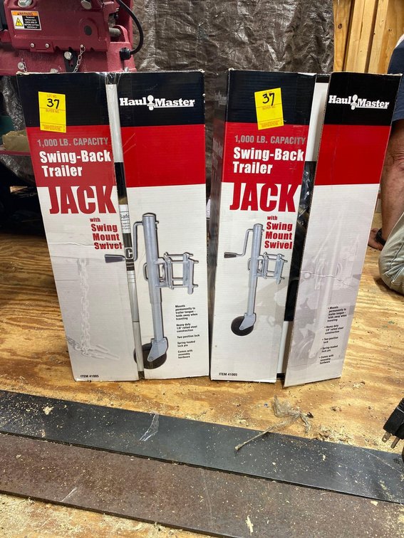 (2)  SWING BACK TRAILER JACKS