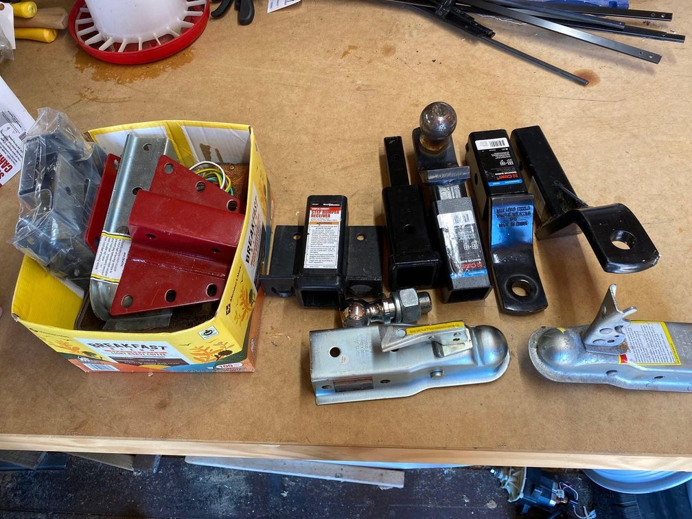 STEP BUMPER RECEIVER-HITCH ADAPTER-BALL 2" TORQUE TRAILER COUPLERS