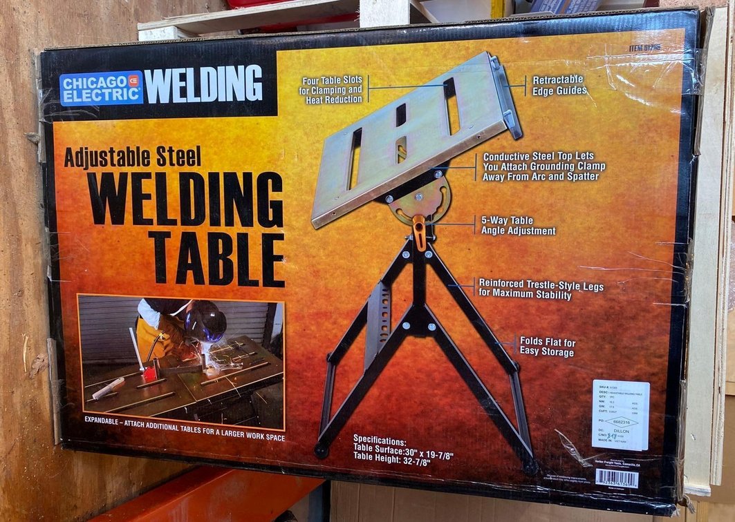 WELDING TABLE-ADJUSTABLE STEEL