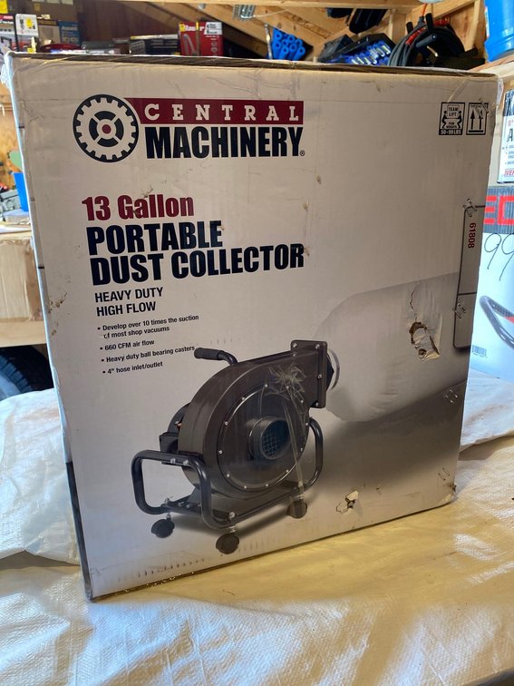 PORTABLE DUST COLLECTOR-13 GAL