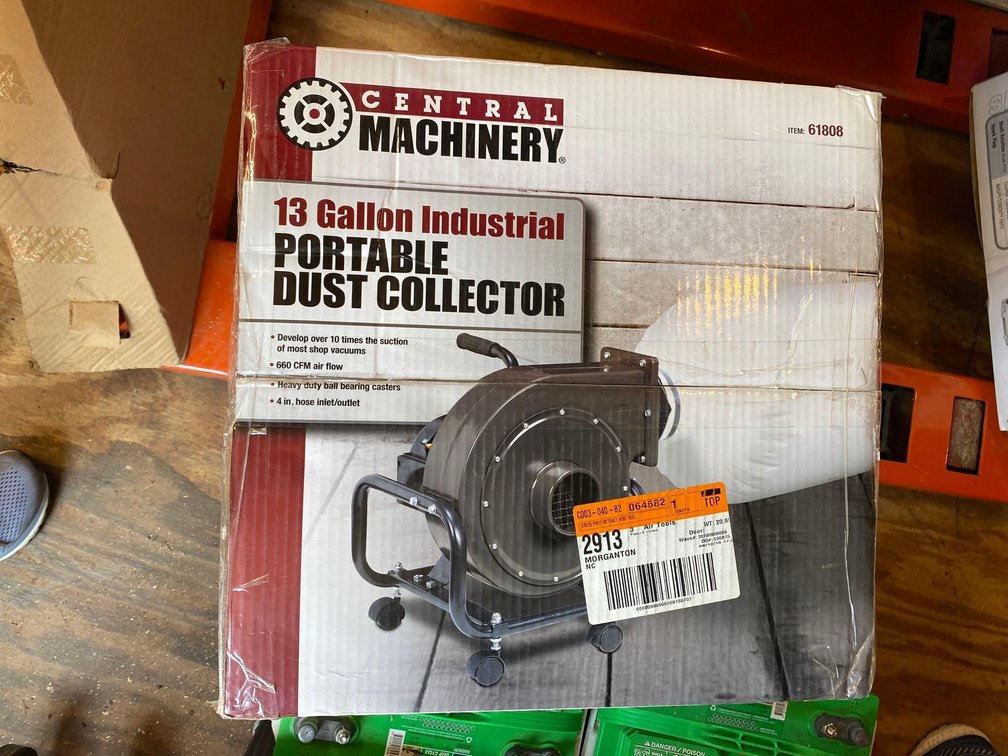 13 GALLON PORTABLE DUST COLLECTOR