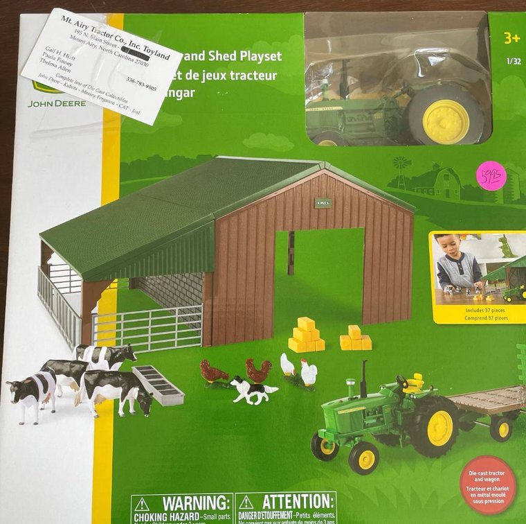 Tractor and Shed Playset - Donated By Mt. Airy Tractor Co., Inc. Toyland