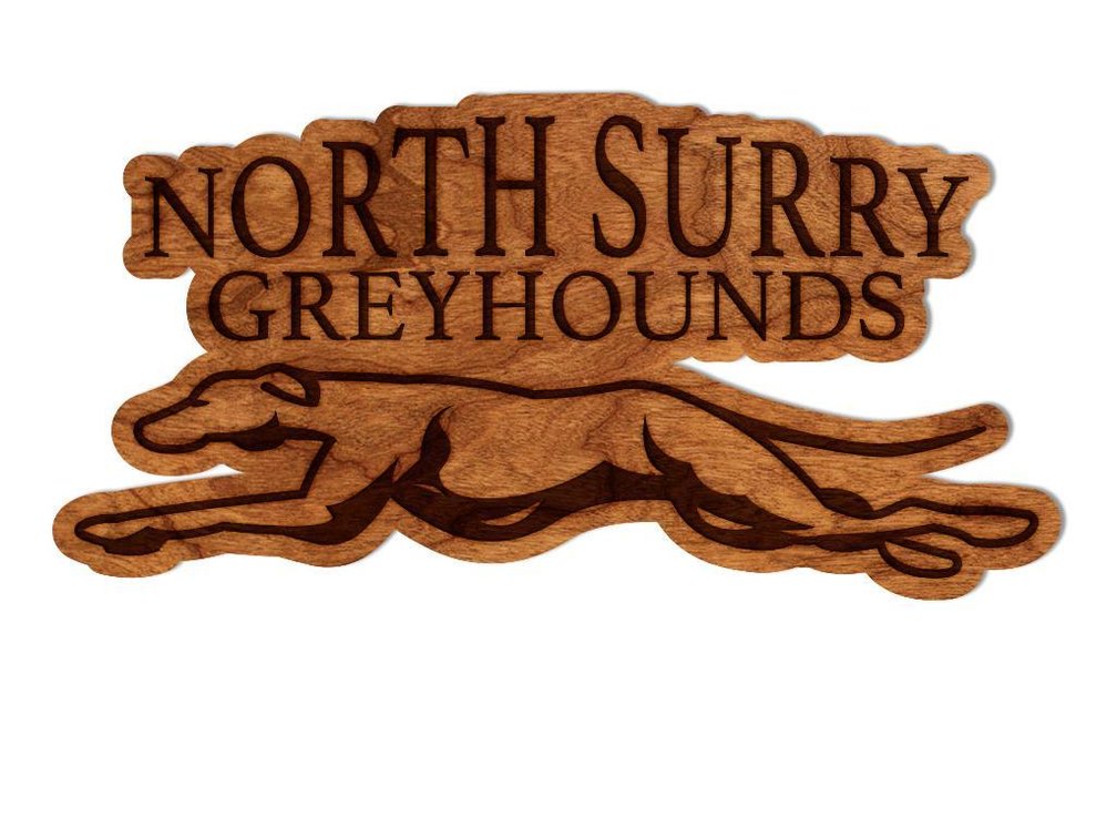 Greyhound Shaped 3" x 2" Magnet (2 Magnets - 1 Cherry and 1 Maple) - Donated By Donated By: LazerEdge.