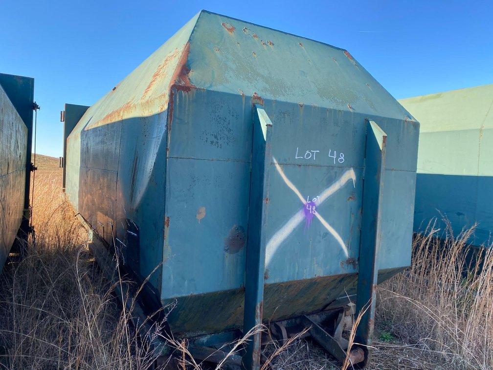 40 YD-COMPACTOR CAN-(RUSTED OUT)