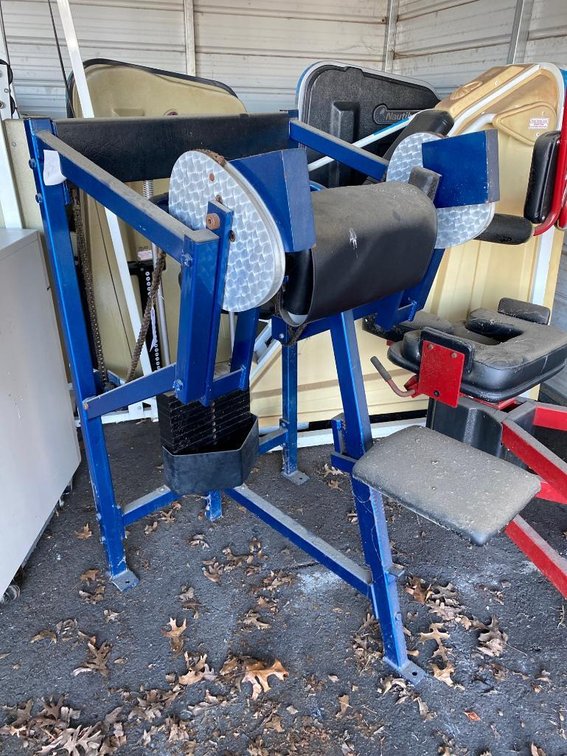 NAUTILUS EXERCISE EQUIPMENT-TRICEPS LEG CURLS