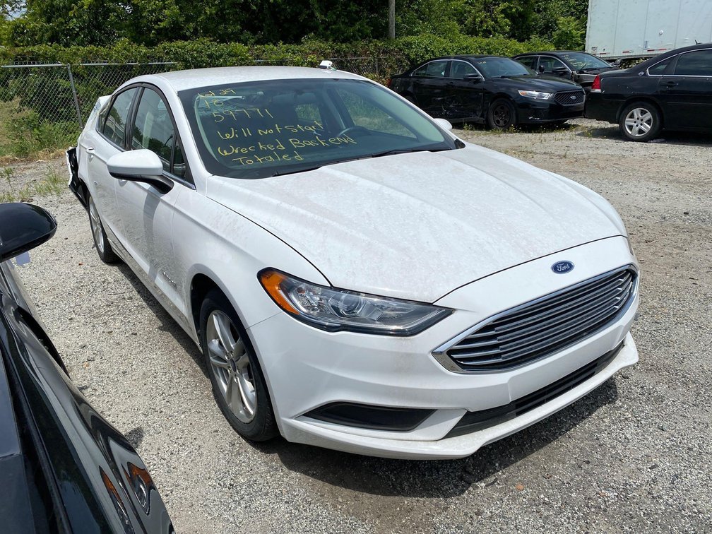 2018 FORD FUSION-HYBRID-TOTALED