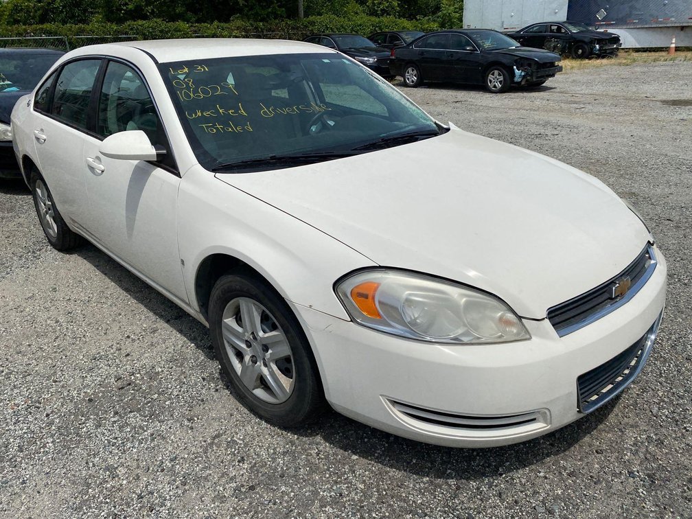 2008 CHEVROLET IMPALA-TOTALED