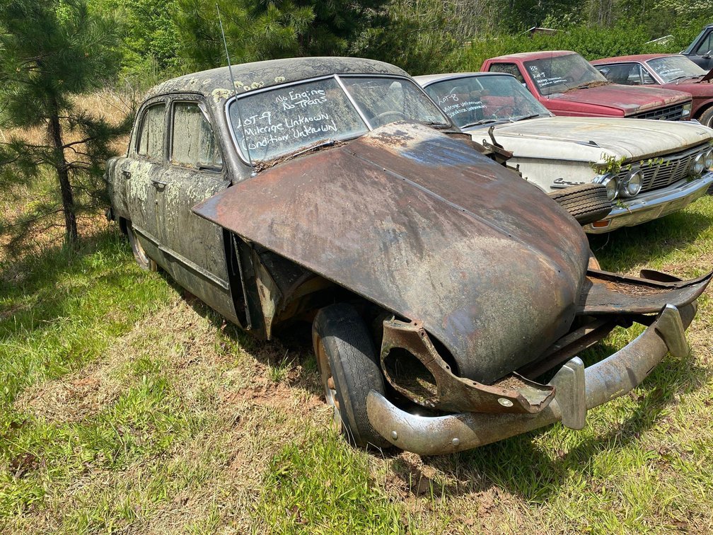 1950 FORD-NO VIN-NO ENGINE-NO TRANSMISSION-MILEAGE UNKNOWN-CONDITION UNKNOWN-HAS TITLE