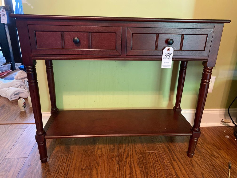 2 DRAWER ACCENT TABLE