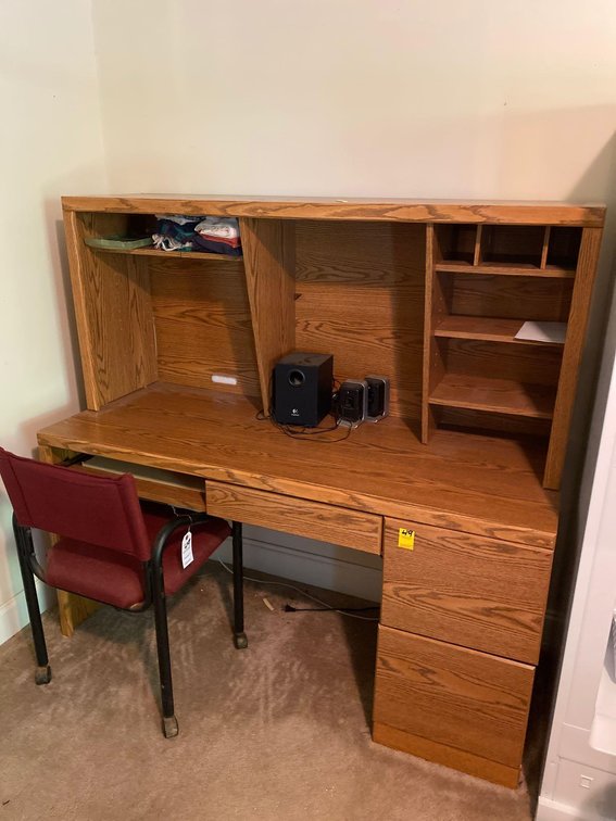 COMPUTER DESK AND CHAIR