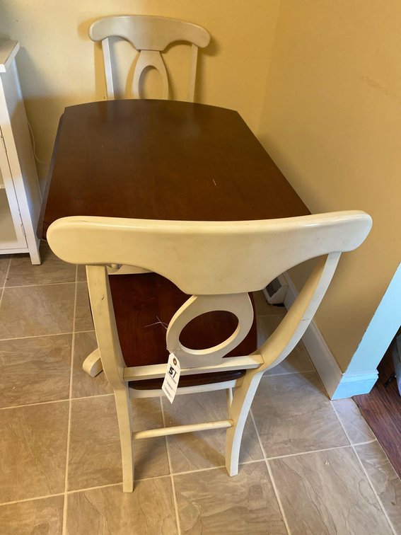 DROPLEAF TABLE W/ 2 CHAIRS