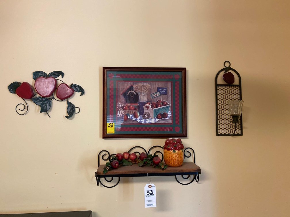 APPLE PICTURE-WALL SHELF-THE LAST SUPPER PICTURE