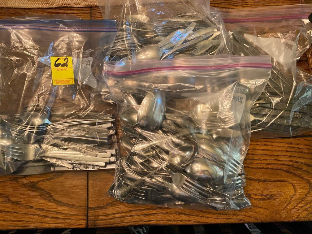 MISC FLATWARE-FORKS, SPOONS, KNIVES